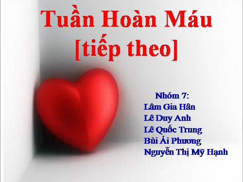 Bài 19. Tuần hoàn máu (tiếp theo)