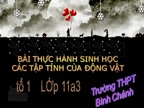 Bài 33. Thực hành: Xem phim về tập tính của động vật