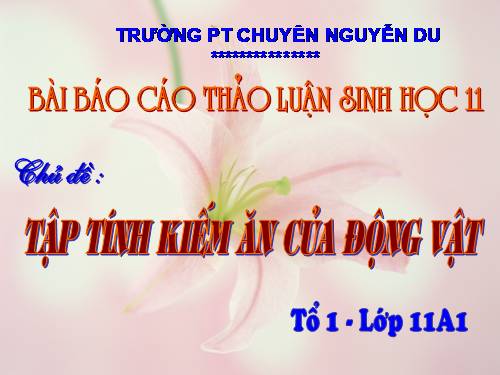 Bài 31. Tập tính của động vật