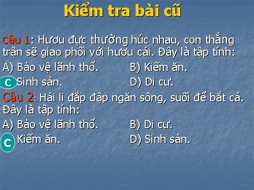 Bài 33. Thực hành: Xem phim về tập tính của động vật