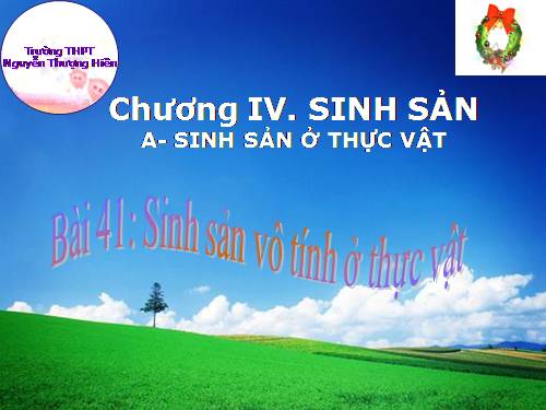 Bài 41. Sinh sản vô tính ở thực vật