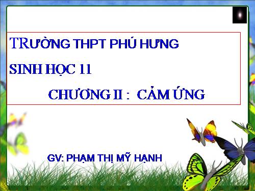 Bài 24. Ứng động