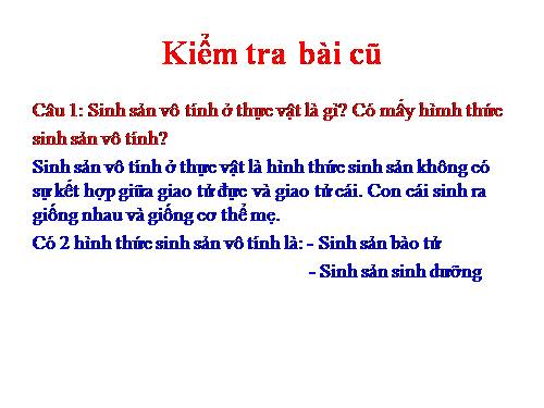 Bài 42. Sinh sản hữu tính ở thực vật