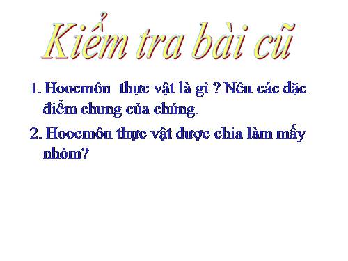 Bài 36. Phát triển ở thực vật có hoa