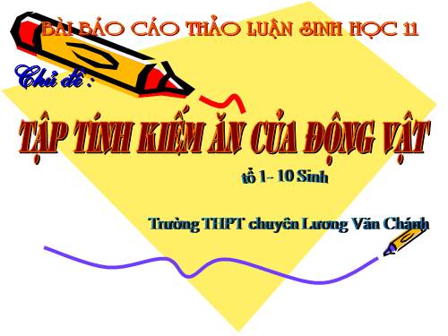 Bài 31. Tập tính của động vật