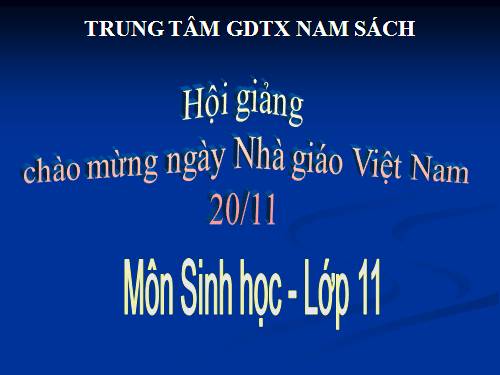 Bài 20. Cân bằng nội môi