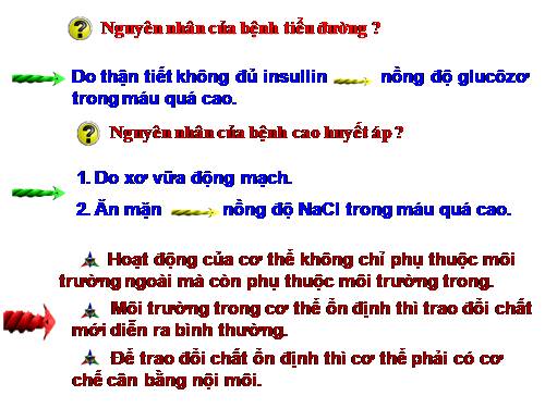 Bài 20. Cân bằng nội môi