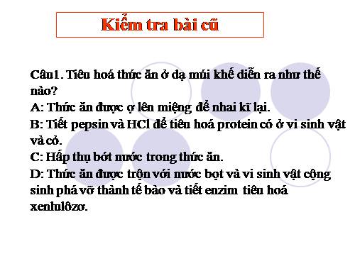 Bài 17. Hô hấp ở động vật