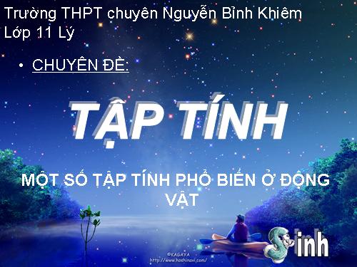 Bài 31. Tập tính của động vật