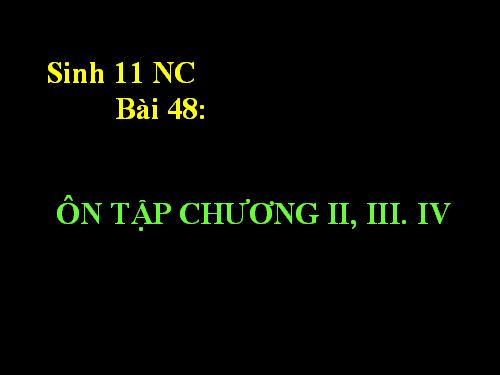 Bài 48. Ôn tập chương II, III và IV