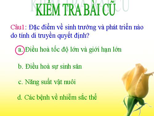 Bài 38. Các nhân tố ảnh hưởng đến sinh trưởng và phát triển ở động vật