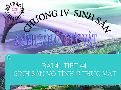 Bài 44. Sinh sản vô tính ở động vật