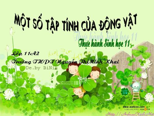 Bài 31. Tập tính của động vật