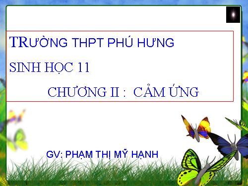 Bài 24. Ứng động