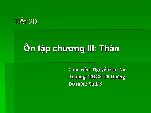 Bài 48. Ôn tập chương II, III và IV