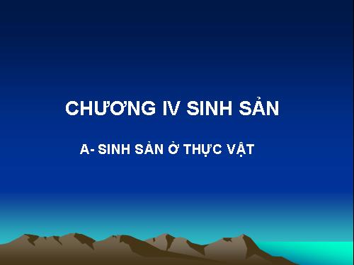 Bài 41. Sinh sản vô tính ở thực vật