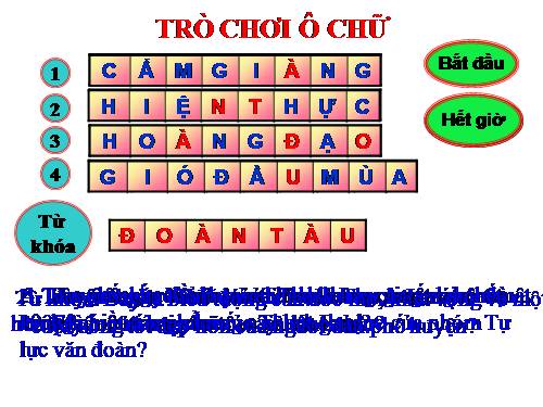 Các bài Luyện tập