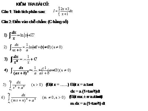 Chuyên đề tích phân hàm số hữu tỉ