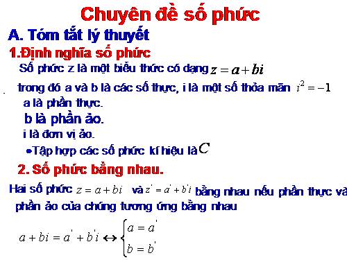 Các bài Luyện tập