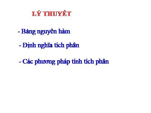 Chương III. §2. Tích phân