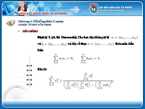 Bài giảng BĐT C1