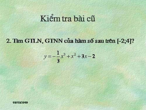 Ôn tập Chương I. Ứng dụng đạo hàm để khảo sát và vẽ đồ thị hàm số