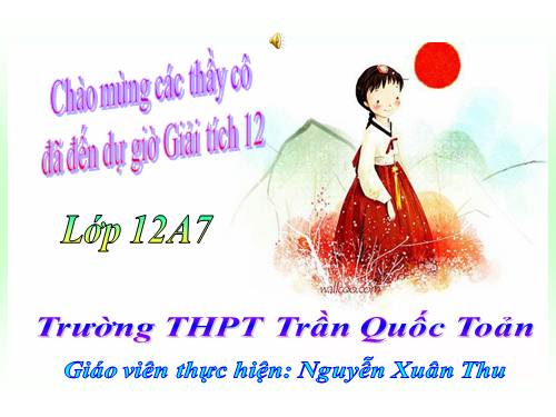 Chương III. §3. Ứng dụng của tích phân trong hình học