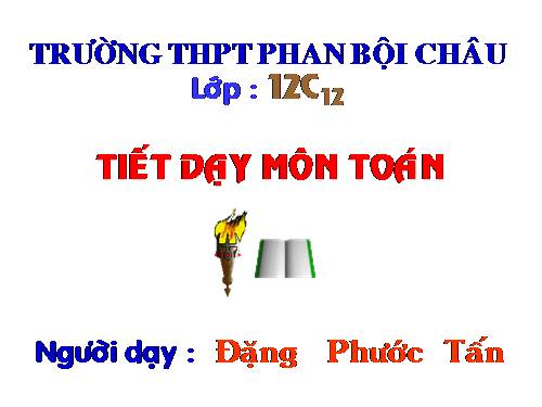 Chương III. §2. Tích phân