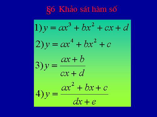 Chương I. §5. Khảo sát sự biến thiên và vẽ đồ thị hàm số