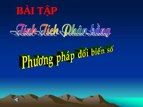 tích phân xác định