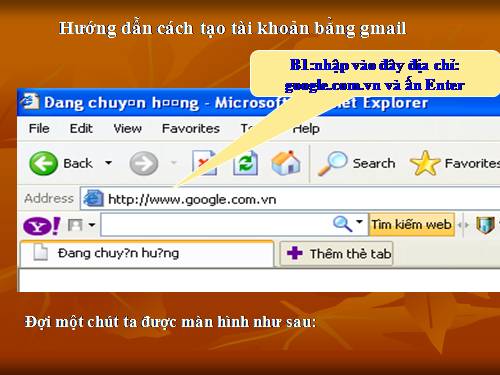 Cach tạo tài khoản bằng Gmail