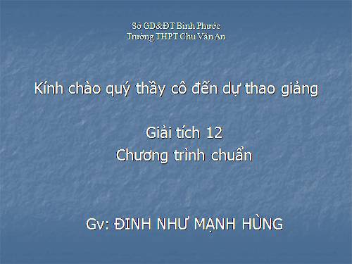 Chương II. §4. Hàm số mũ. Hàm số Lôgarit