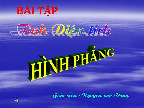 Chương III. §3. Ứng dụng của tích phân trong hình học