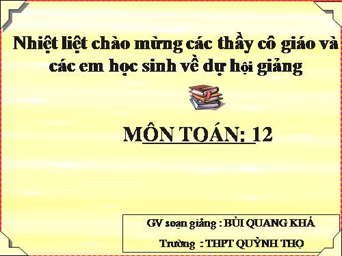 Chương III. §2. Tích phân