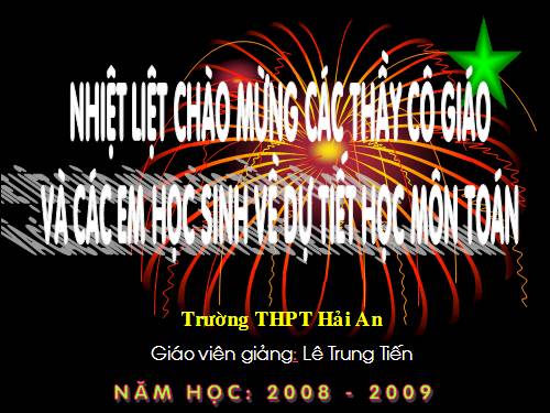 Chương II. §5. Phương trình mũ và phương trình lôgarit