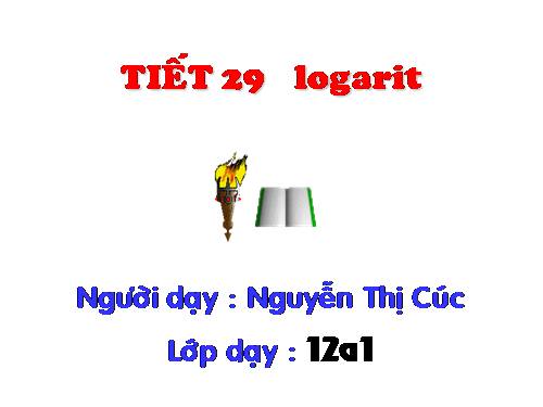 Chương II. §3. Lôgarit