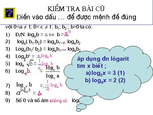 Chương II. §5. Phương trình mũ và phương trình lôgarit