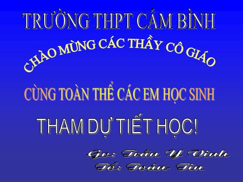 Chương III. §2. Tích phân