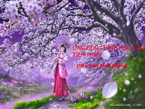 Chương III. §3. Ứng dụng của tích phân trong hình học