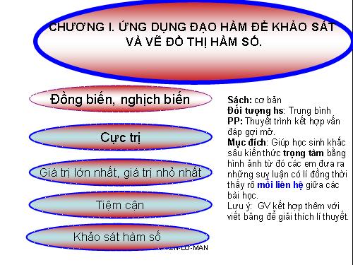 Chương I. §1. Sự đồng biến, nghịch biến của hàm số