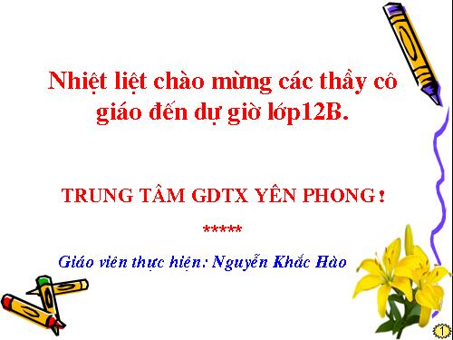 Chương II. §2. Hàm số lũy thừa