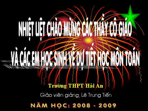 Chương II. §5. Phương trình mũ và phương trình lôgarit