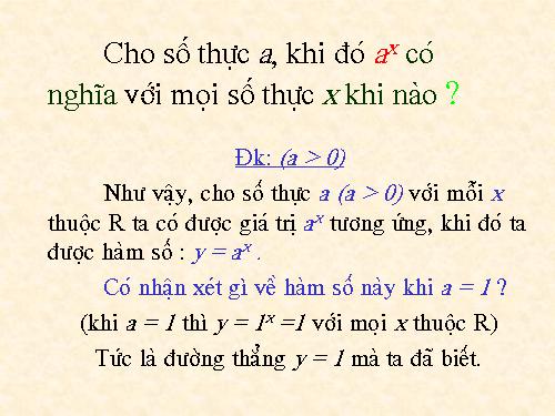 Chương II. §4. Hàm số mũ. Hàm số Lôgarit