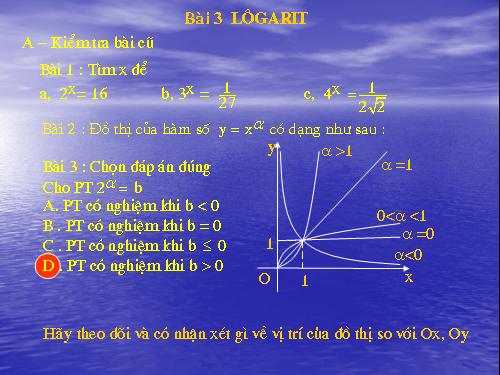 Chương II. §3. Lôgarit