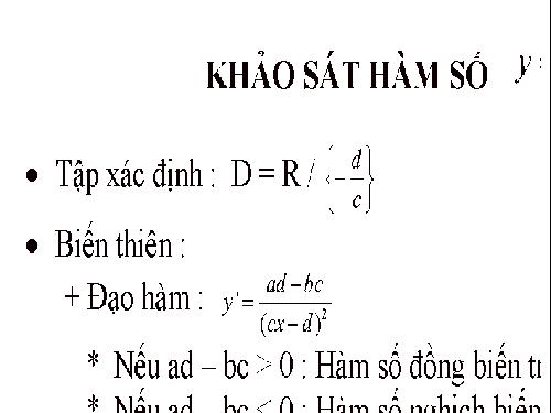 GIÁO ÁN KHẢO SÁT HÀM SỐ PHÂN  THỨC -CB(SOẠN BẰNG SKETCHPAD )