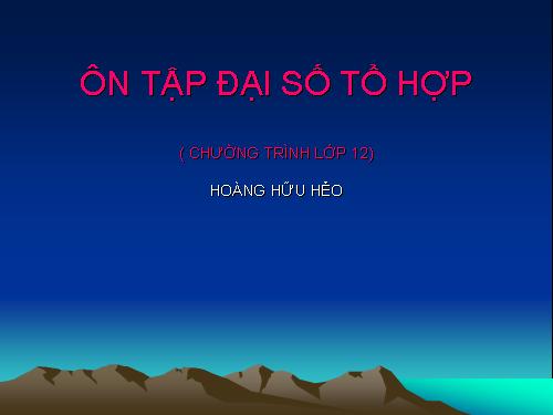 ôN TẬP