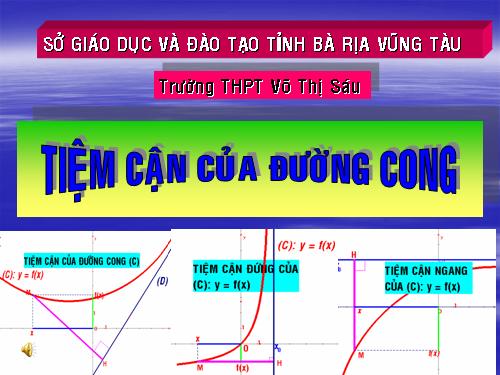 Tiệm cận của đường cong