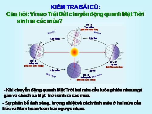 Bài 9. Hiện tượng ngày, đêm dài ngắn theo mùa