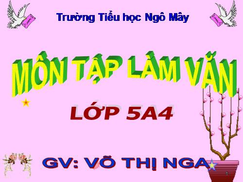 Tuần 30. Ôn tập về tả con vật