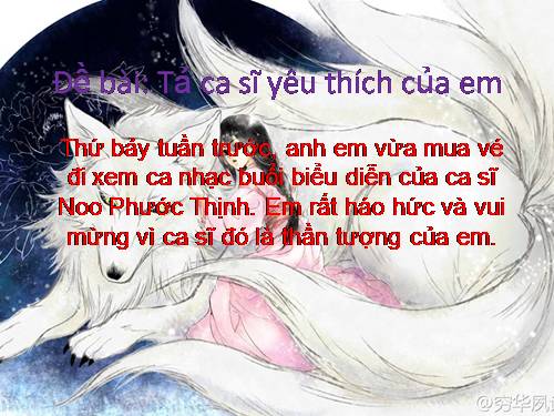 Tuần 20. Tả người (Kiểm tra viết)